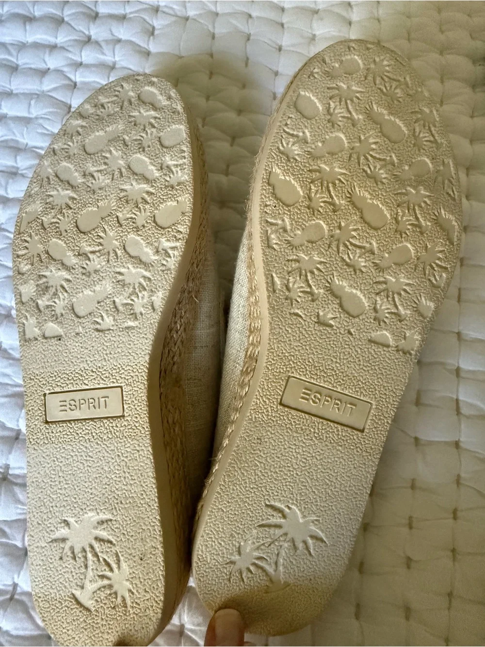 Esprit  Women’s Slip-On Espadrilles in Natural Beige